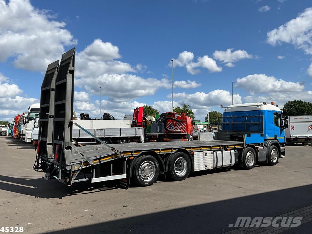 Scania P 410 8x2 Euro 6 Retarder Autotransporter met hydr Автовозы