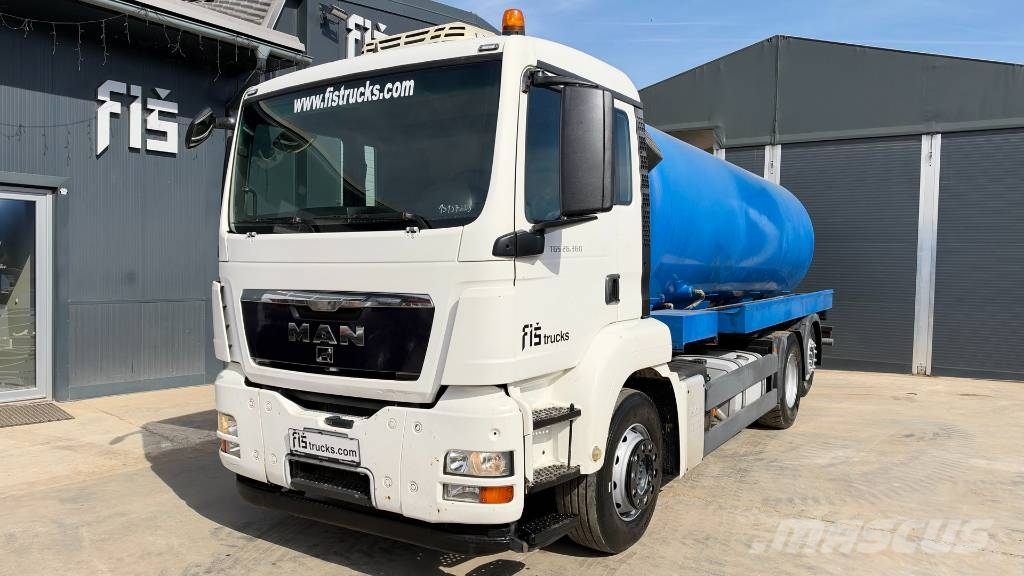 MAN TGS 26.360 6X2 VACUUM TRUCK 16m3 - LIFTING AXLE Tankwagen