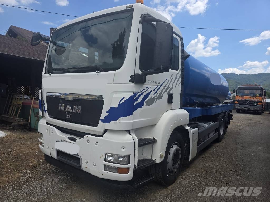 MAN TGS 26.360 6X2 VACUUM TRUCK 16m3 - LIFTING AXLE Tanker trucks