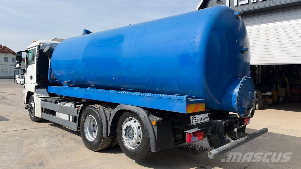 MAN TGS 26.360 6X2 VACUUM TRUCK 16m3 - LIFTING AXLE Tankwagen