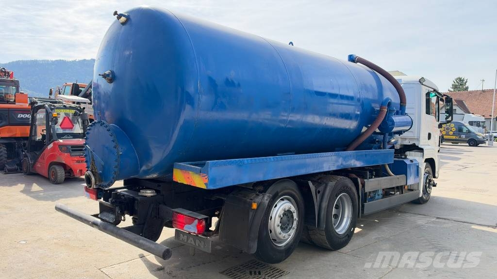 MAN TGS 26.360 6X2 VACUUM TRUCK 16m3 - LIFTING AXLE Tankwagen