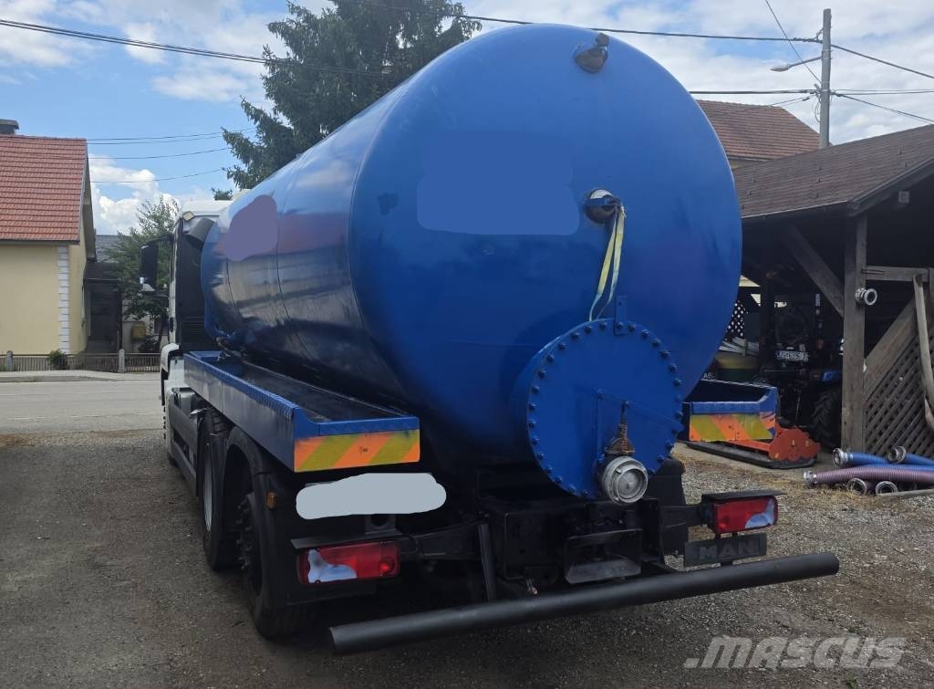 MAN TGS 26.360 6X2 VACUUM TRUCK 16m3 - LIFTING AXLE Tanker trucks