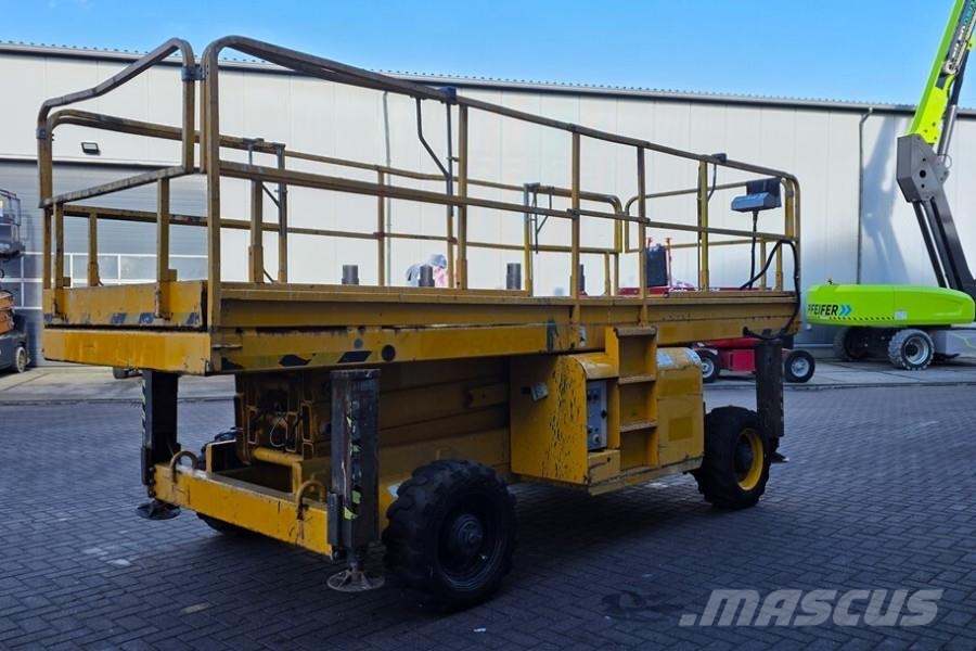 Haulotte H12SXL As-Is, Diesel, 4x4 Drive, 12m Working Heigh Scissor lifts