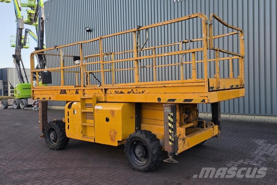 Haulotte H12SXL As-Is, Diesel, 4x4 Drive, 12m Working Heigh Scissor lifts