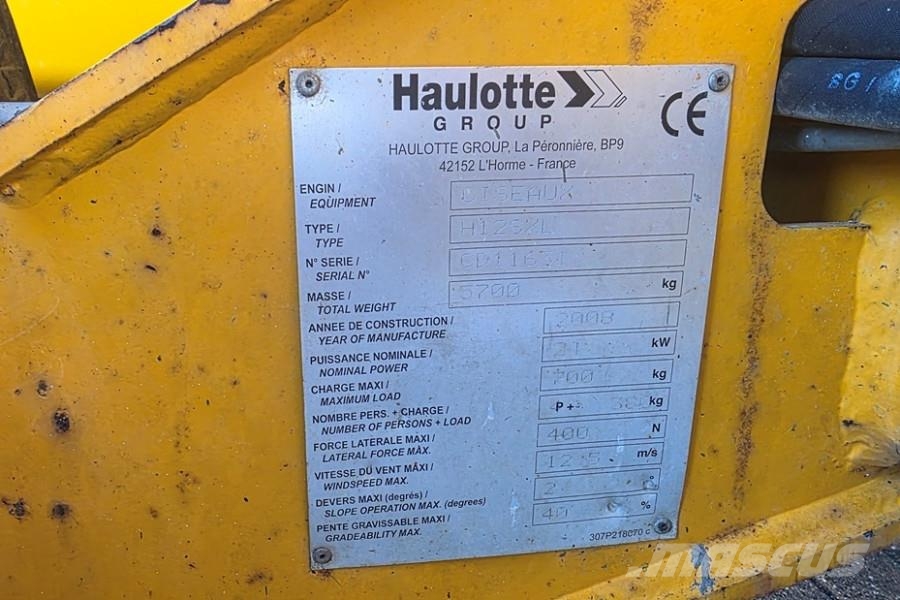 Haulotte H12SXL As-Is, Diesel, 4x4 Drive, 12m Working Heigh Scissor lifts