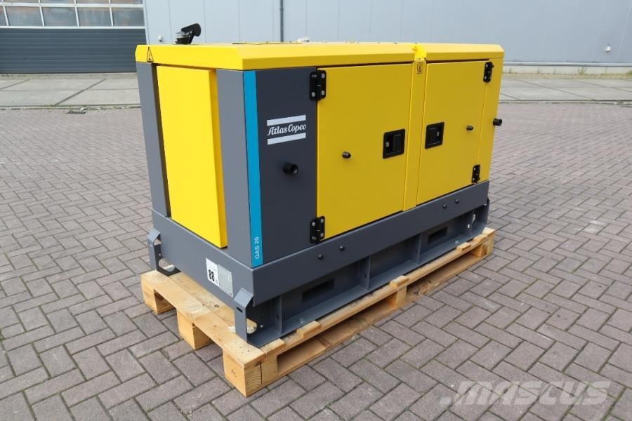 Atlas Copco QAS 20 S5 Valid Inspection, Diesel, 17 kVA, Also A Geradores Diesel