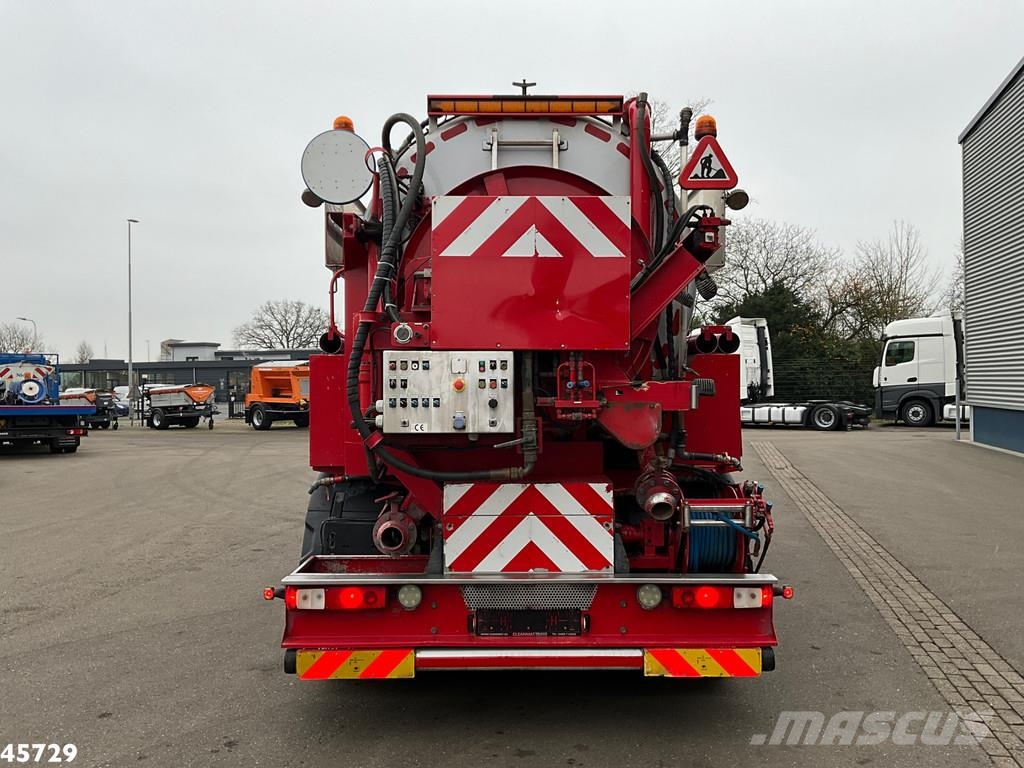 Renault C 460 6x4 Euro 6 Hogedruk Spoelwagen Just 195.397 Комбі/Вакуумні вантажівки