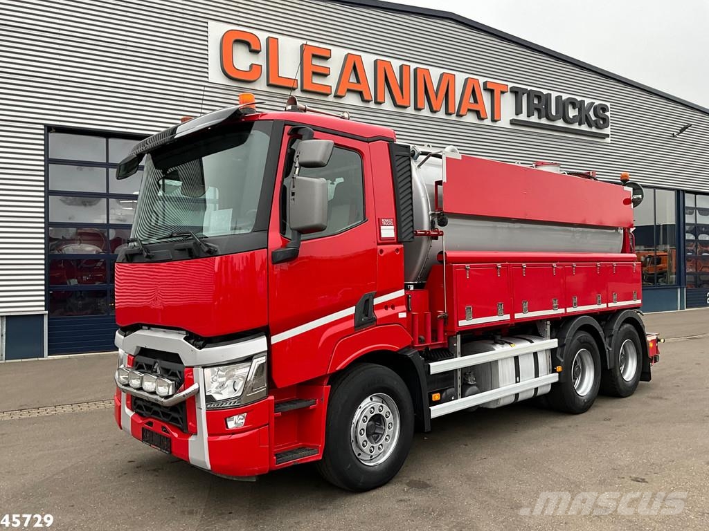 Renault C 460 6x4 Euro 6 Hogedruk Spoelwagen Just 195.397 Комбі/Вакуумні вантажівки
