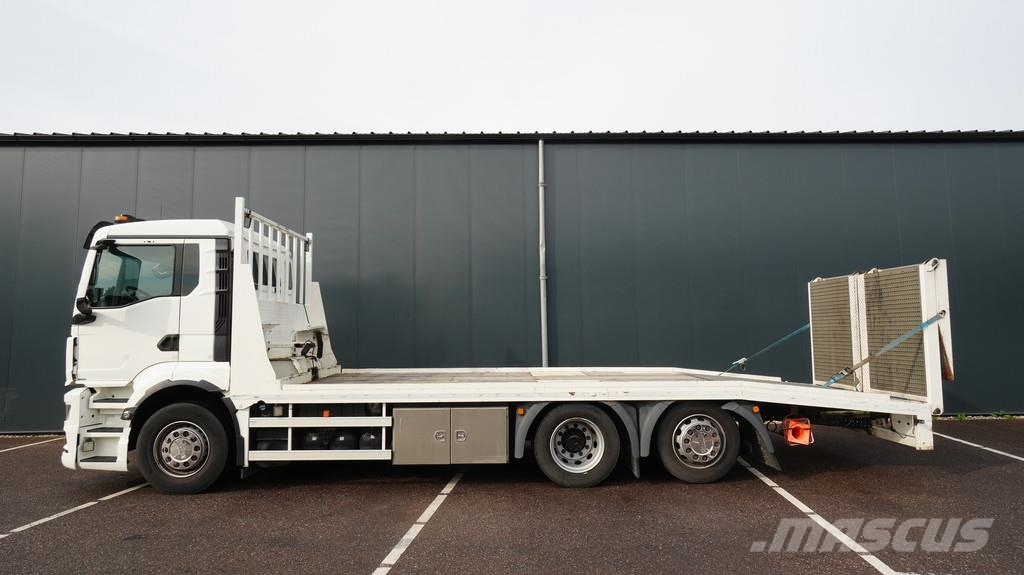 MAN TGS 26.330 6x2 car/machine transport truck 160.600 Oprijwagen