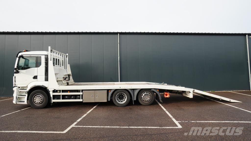 MAN TGS 26.330 6x2 car/machine transport truck 160.600 Oprijwagen