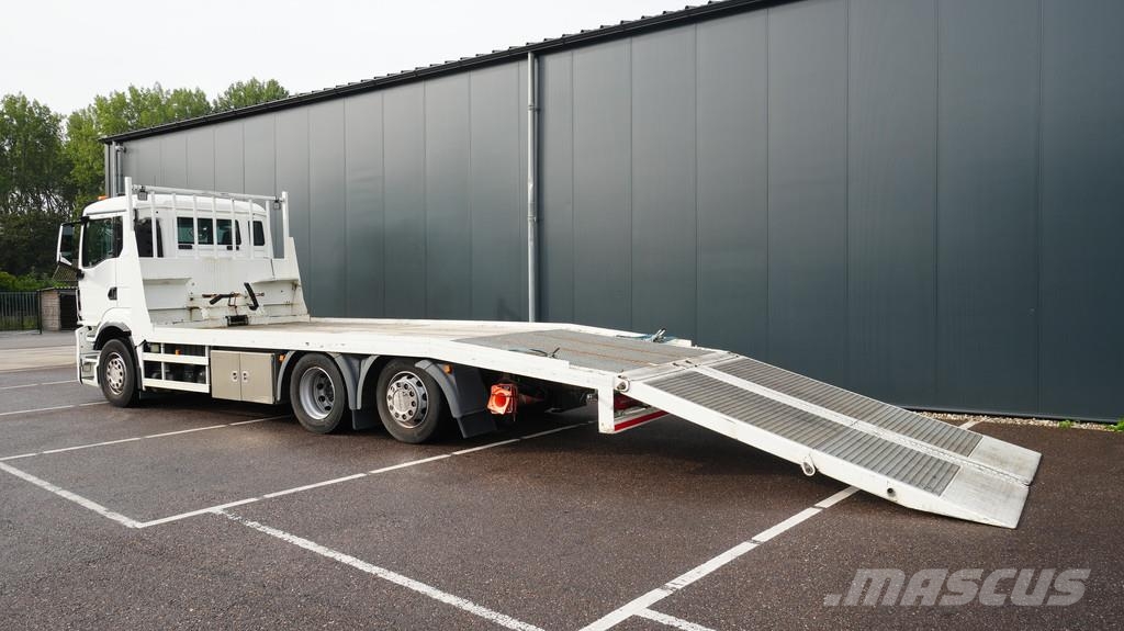 MAN TGS 26.330 6x2 car/machine transport truck 160.600 Oprijwagen