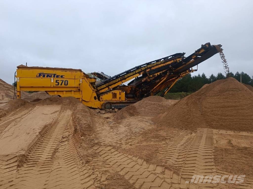 Fintec 570 Mobiele zeefinstallaties