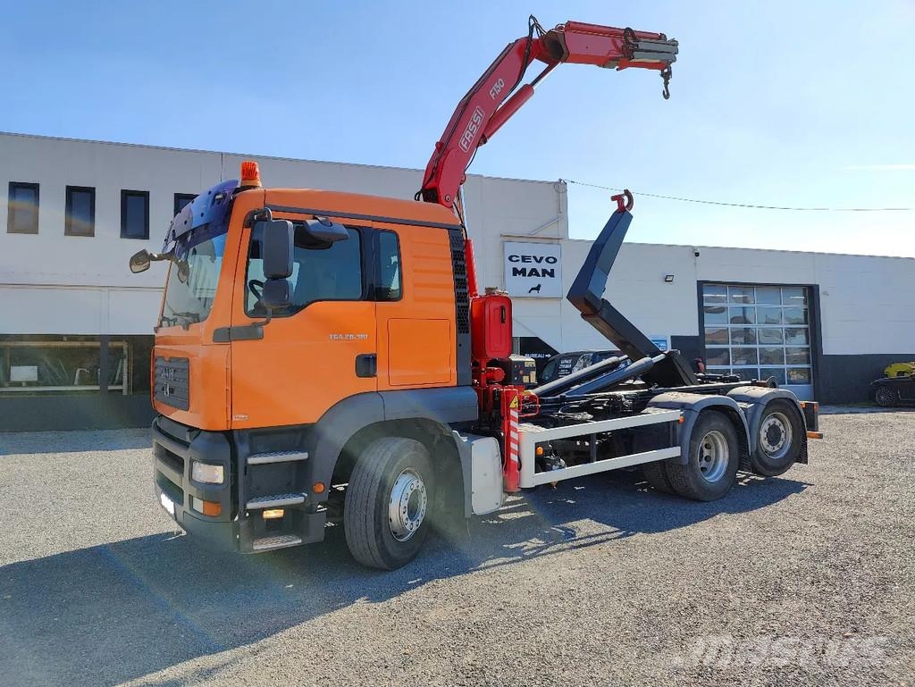 MAN TGA 28.310 Container / Fassi F130 Camion ampliroll