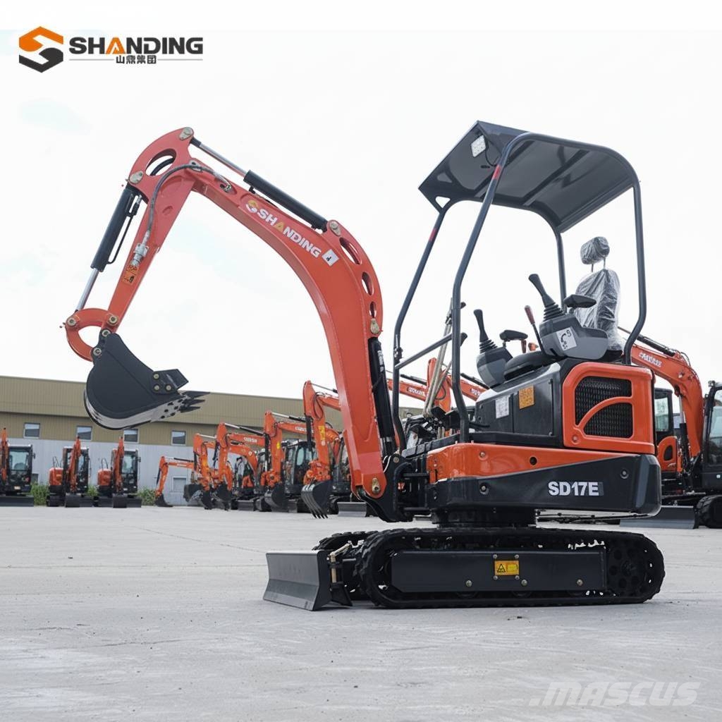 Shanding SD17E حفارات صغيرة أقل من 7 طن (حفارات صغيرة)