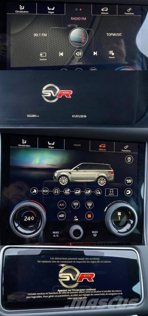 Land Rover Range Rover Sport SVR 575 5.0i 1er Main endommagée Sõiduautod