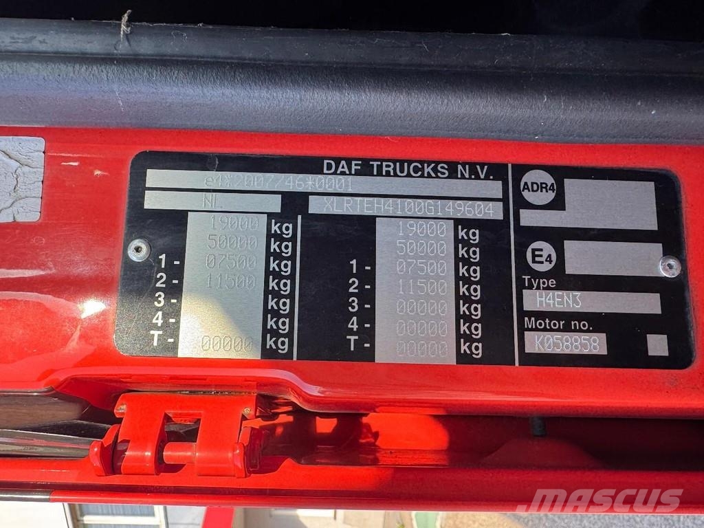 DAF XF 450 4X2 EURO 6 MEGA Sattelzugmaschinen