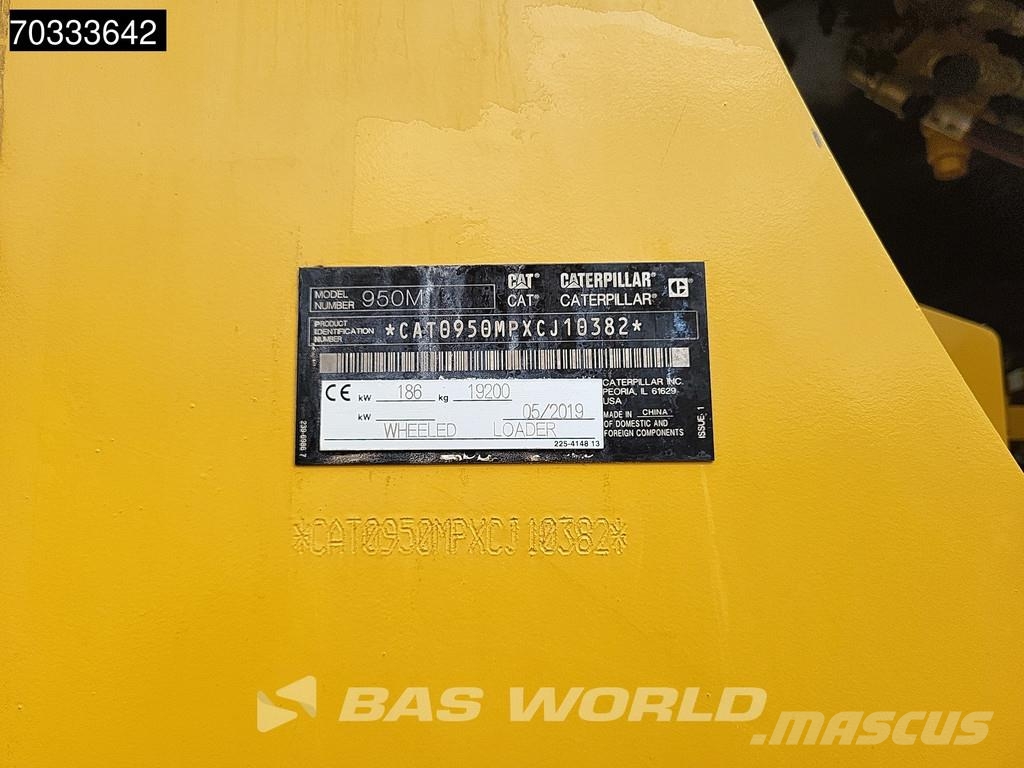 CAT 950 M Quick Coupler Radlader