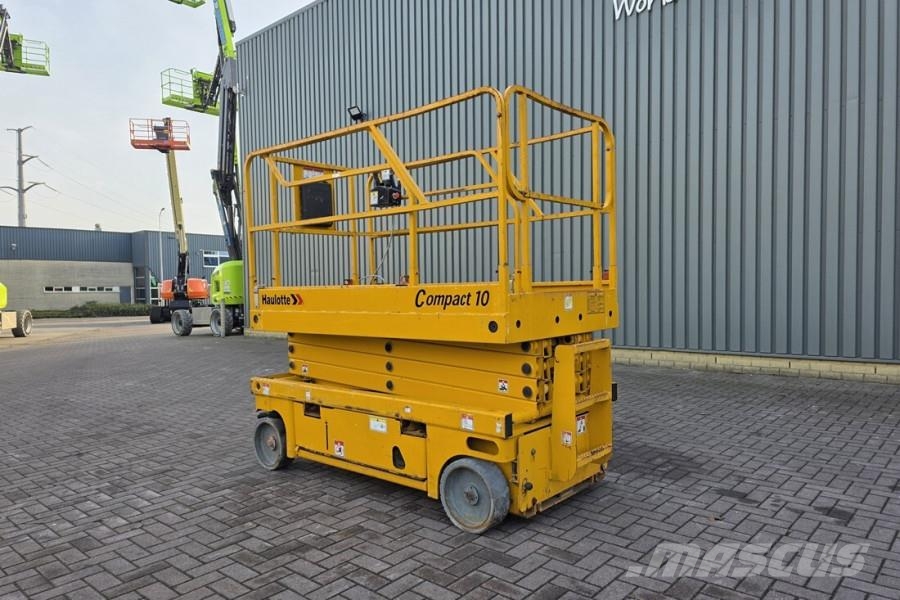 Haulotte Compact 10 Electric, 10m Working Height, 450kg Cap Scissor lifts