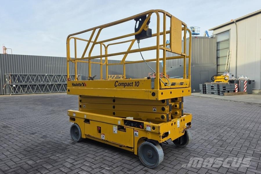 Haulotte Compact 10 Electric, 10m Working Height, 450kg Cap Scissor lifts