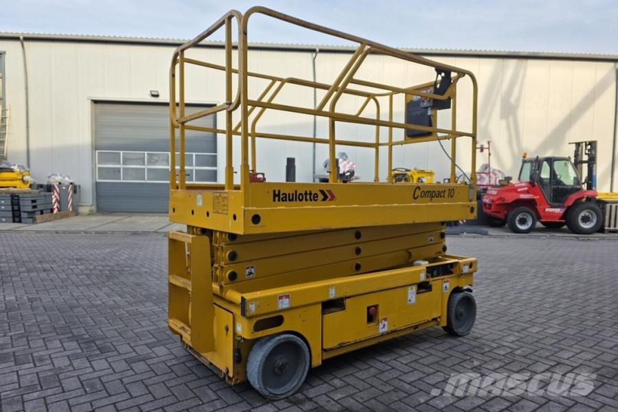 Haulotte Compact 10 Electric, 10m Working Height, 450kg Cap Scissor lifts