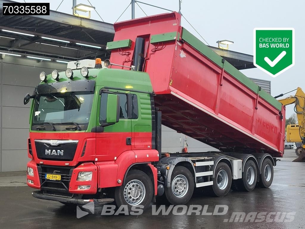MAN TGS 49.480 10X4 NL-Truck APK 25m3 Ruizeveld tipper Bañeras basculantes usadas