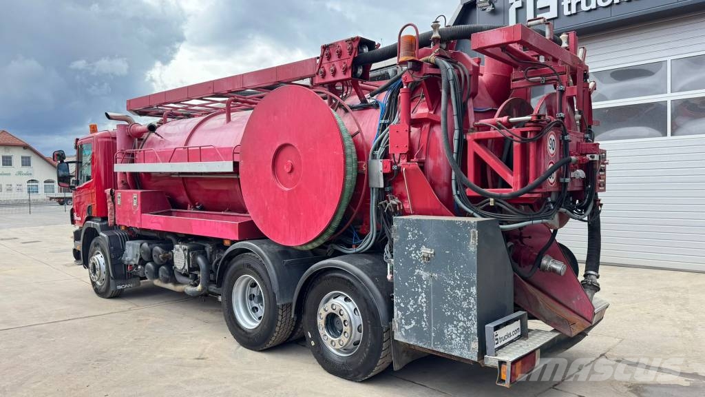 Scania P94 310 6x2 vaccum + pressure - lifting axle Camiões-cisterna