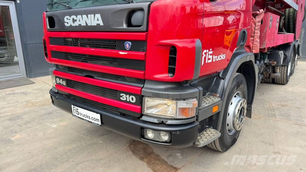 Scania P94 310 6x2 vaccum + pressure - lifting axle Camiões-cisterna