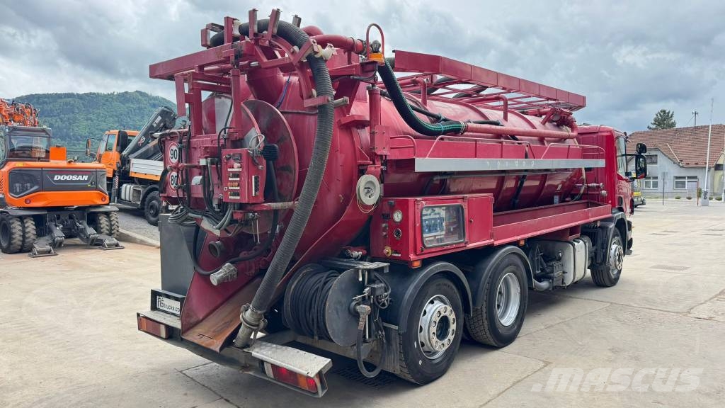 Scania P94 310 6x2 vaccum + pressure - lifting axle Camiões-cisterna