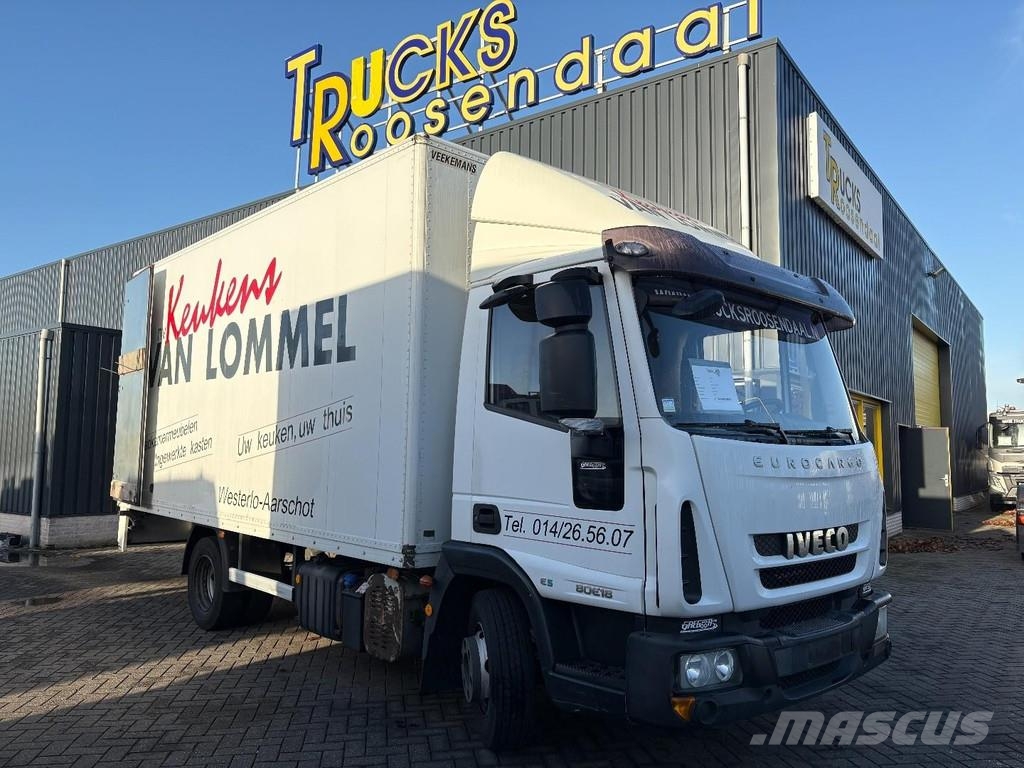 Iveco Eurocargo 80E180 + MANUAL + 8t + EURO 5 + 3 SEATS شاحنات ذات هيكل صندوقي