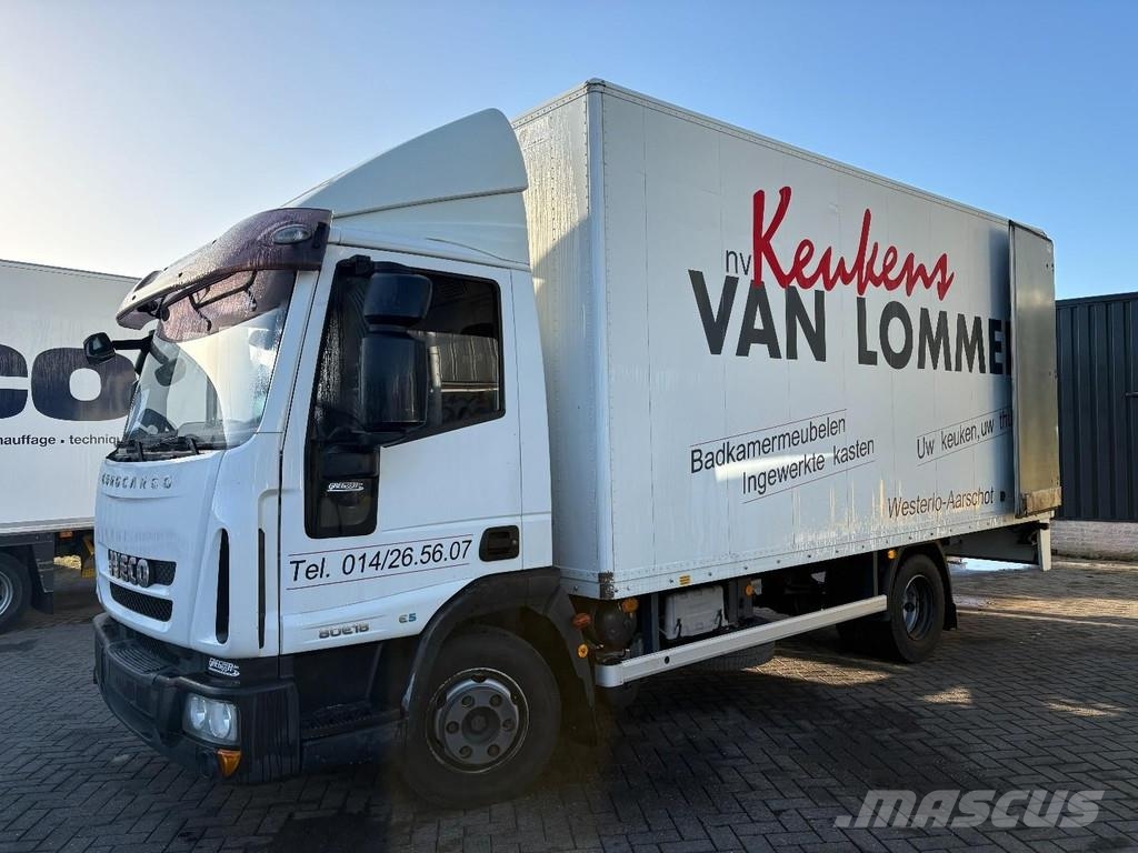 Iveco Eurocargo 80E180 + MANUAL + 18t + EURO 5 + 3 SEATS Bakwagens met gesloten opbouw