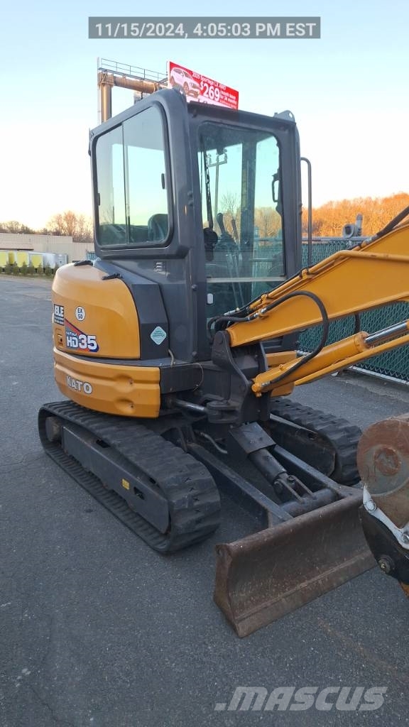 Kato HD35N4 Mini ekskavatörler, 7 tona dek