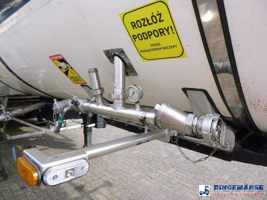 Burg Chemical tank inox L4BH 32.5 m3 / 3 comp Semirremolques cisterna