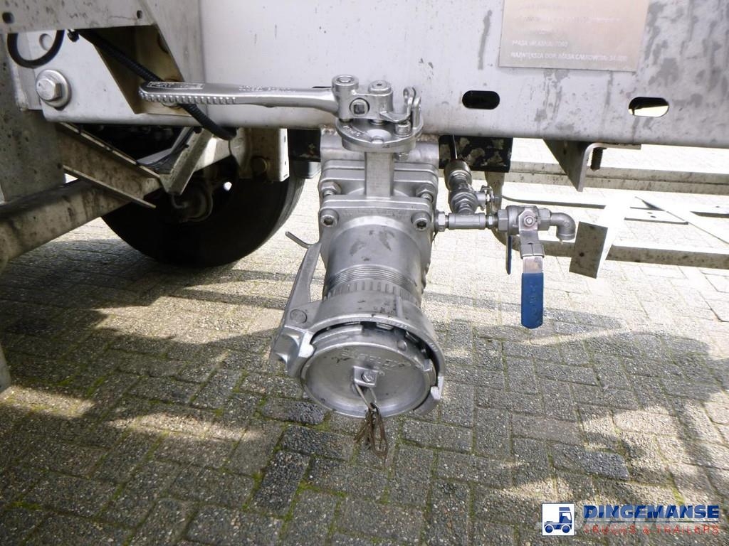 Burg Chemical tank inox L4BH 32.5 m3 / 3 comp Semirremolques cisterna