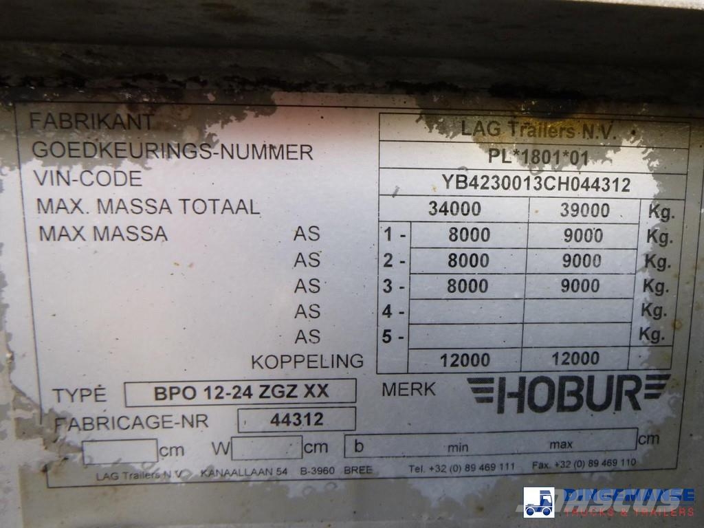 Burg Chemical tank inox L4BH 32.5 m3 / 3 comp Semirremolques cisterna
