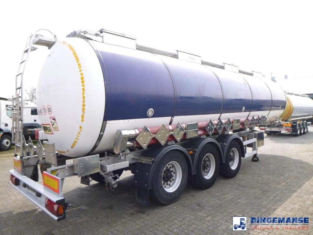 Burg Chemical tank inox L4BH 32.5 m3 / 3 comp Semirremolques cisterna