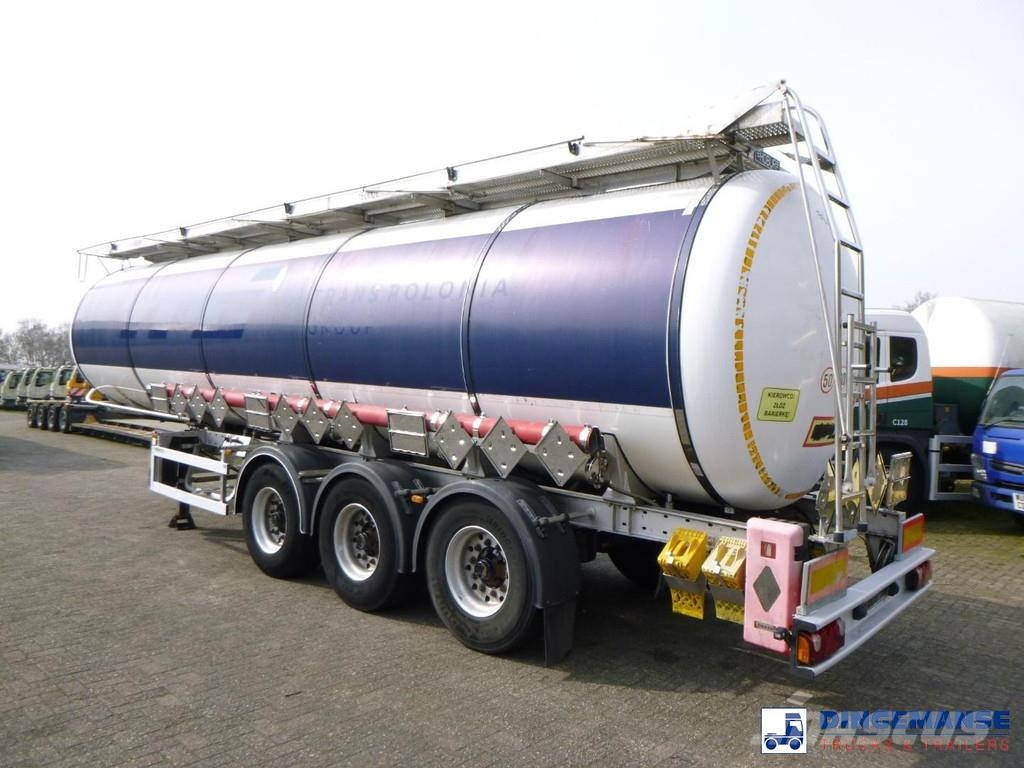 Burg Chemical tank inox L4BH 32.5 m3 / 3 comp Semirremolques cisterna