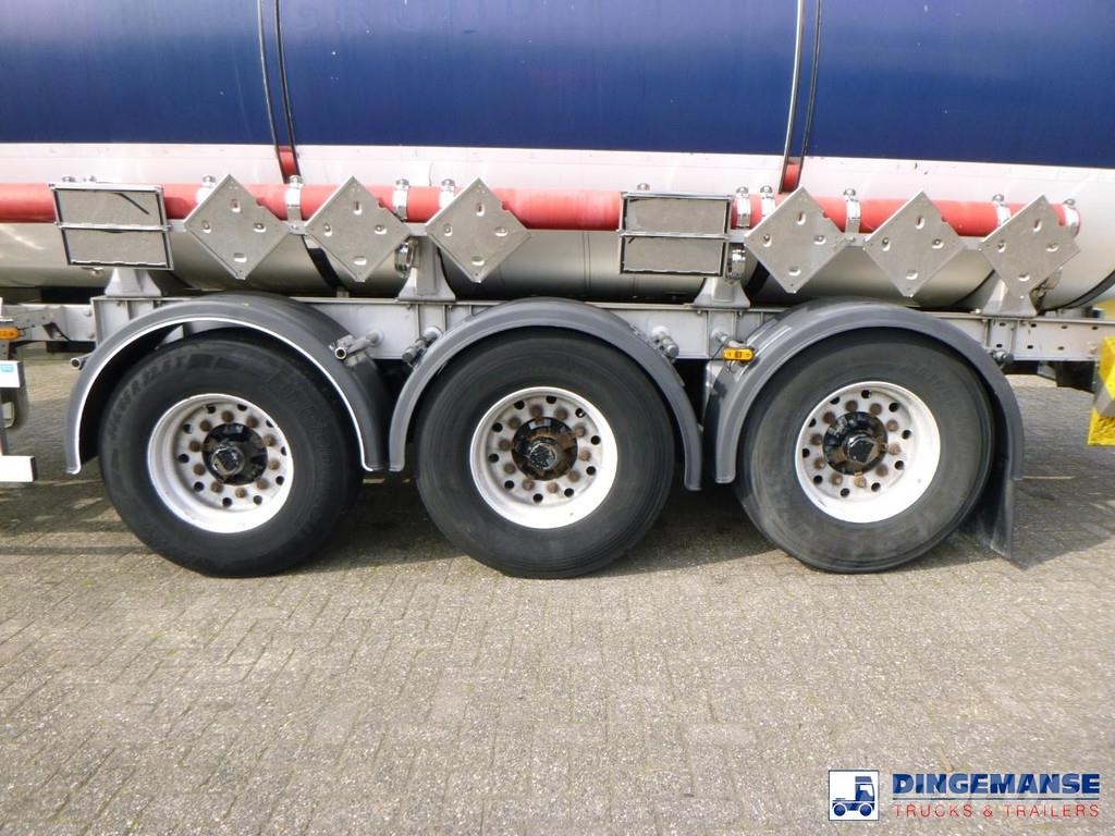 Burg Chemical tank inox L4BH 32.5 m3 / 3 comp Semirremolques cisterna