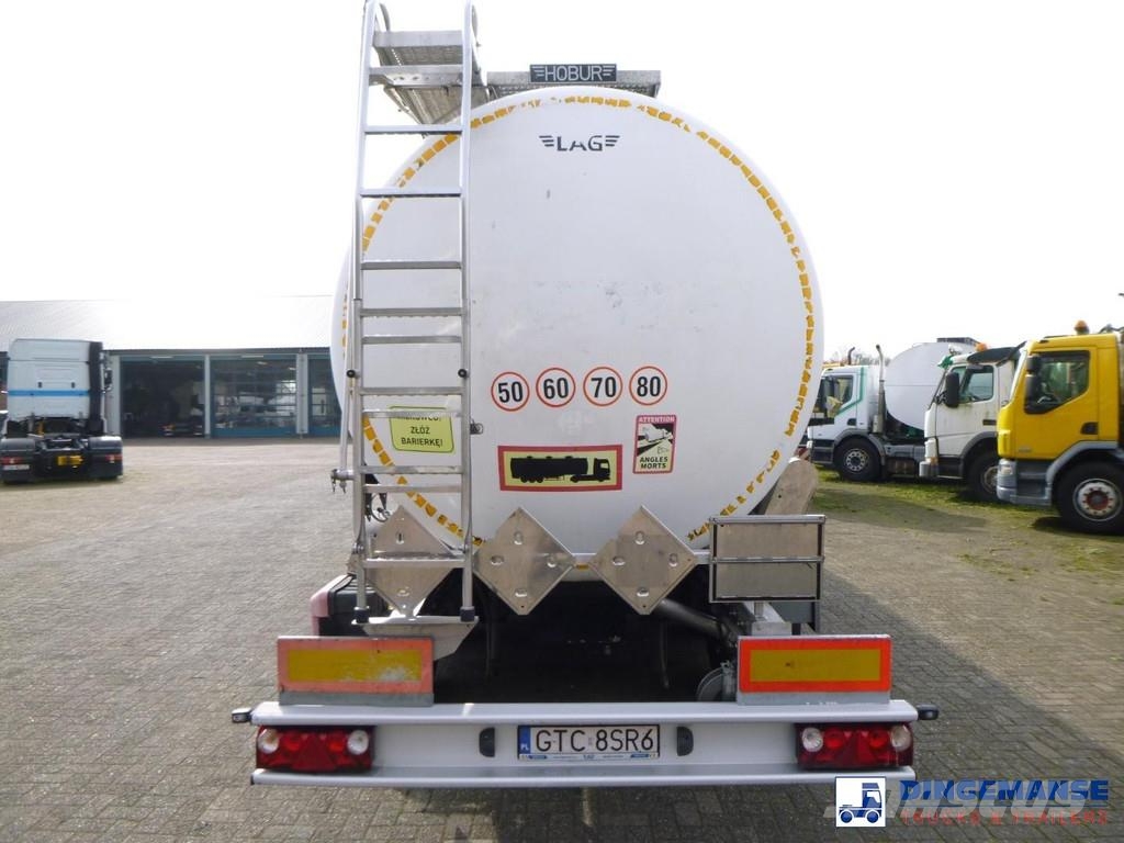 Burg Chemical tank inox L4BH 32.5 m3 / 3 comp Semirremolques cisterna