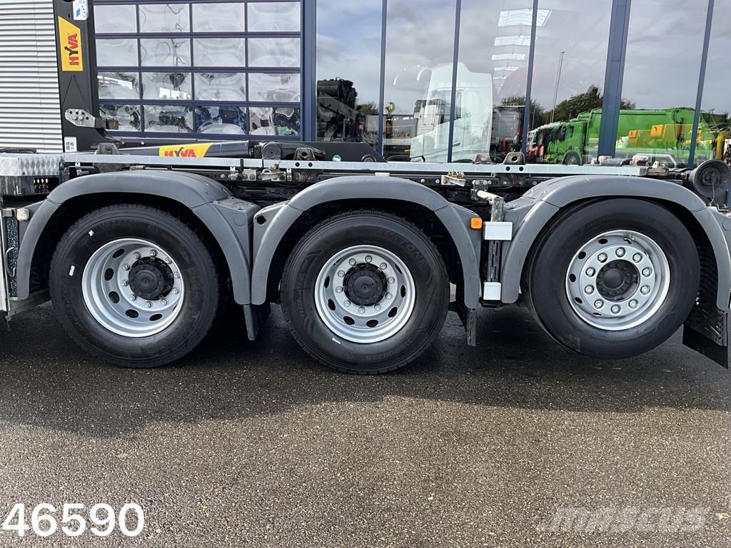 MAN TGS 35.430 8x4 HMF 19 Tonmeter Z-kraan Just 122.81 Konksliftveokid