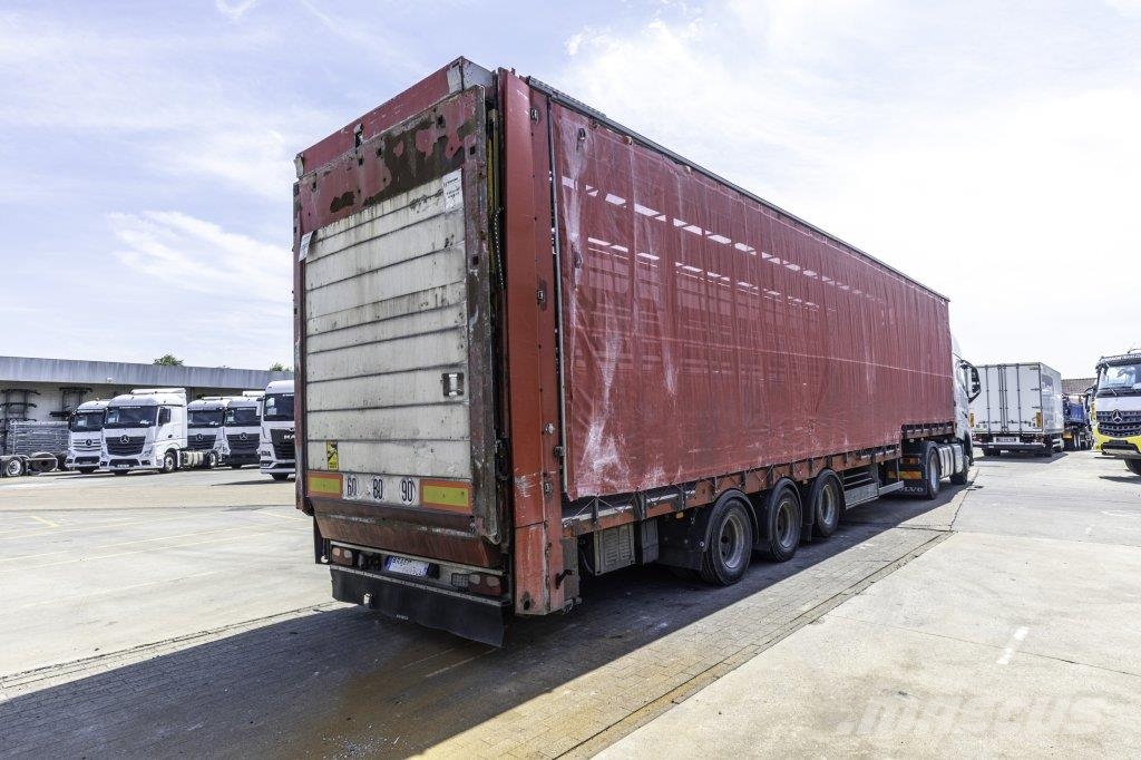 Lecitrailer CUELLO CISNE 3E-RD+DOUBLE ETAGE+DHOLLANDIA 2TON Curtainsiderauflieger