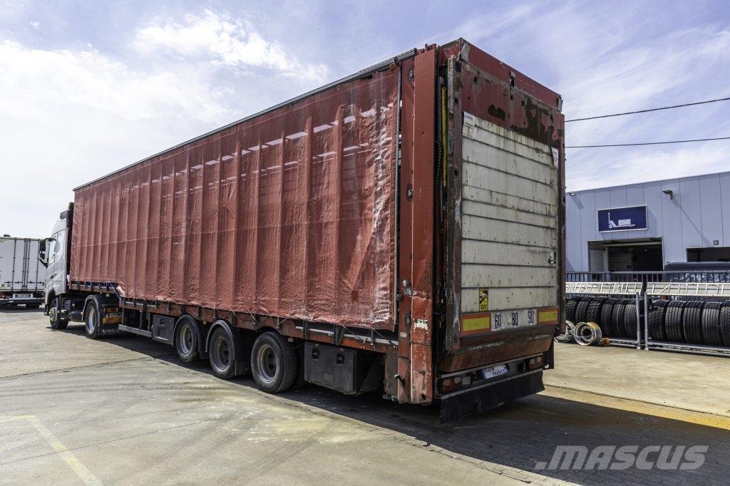 Lecitrailer CUELLO CISNE 3E-RD+DOUBLE ETAGE+DHOLLANDIA 2TON Curtainsiderauflieger