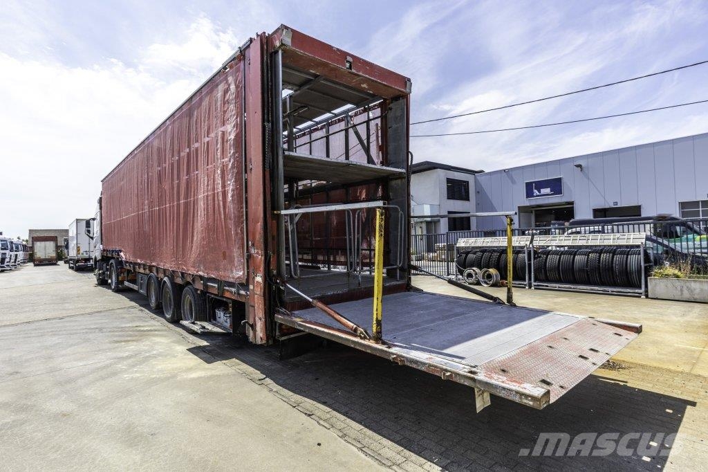 Lecitrailer CUELLO CISNE 3E-RD+DOUBLE ETAGE+DHOLLANDIA 2TON Curtainsiderauflieger