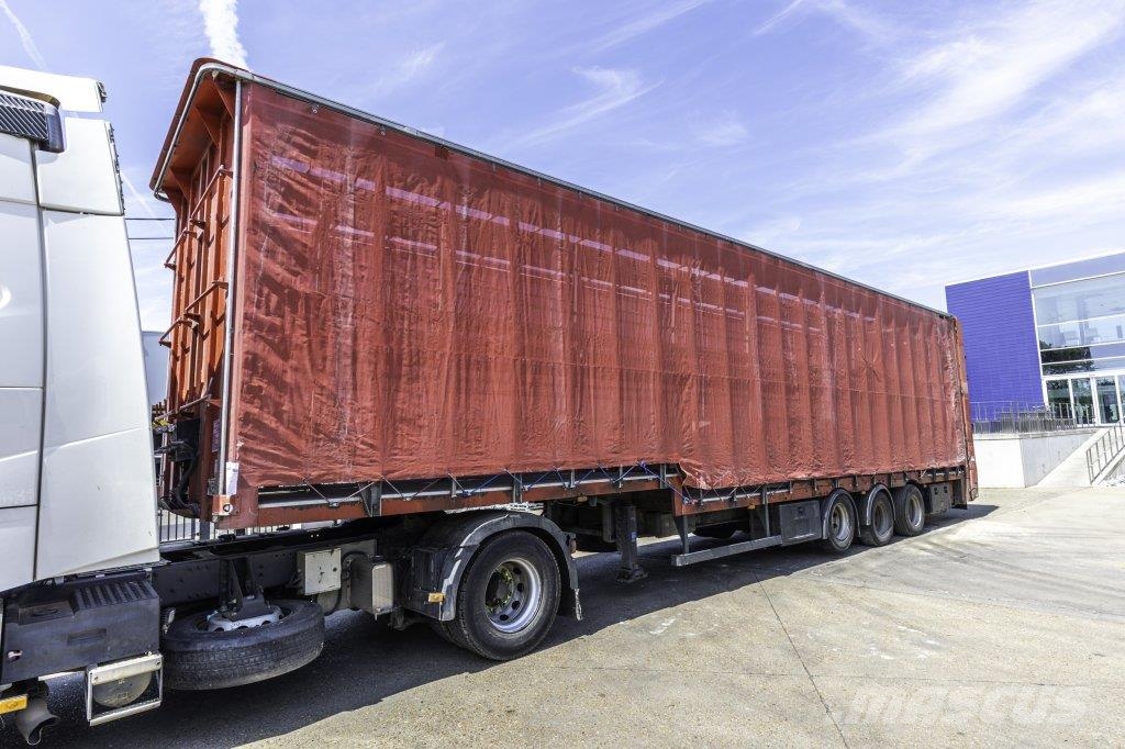 Lecitrailer CUELLO CISNE 3E-RD+DOUBLE ETAGE+DHOLLANDIA 2TON Curtainsiderauflieger