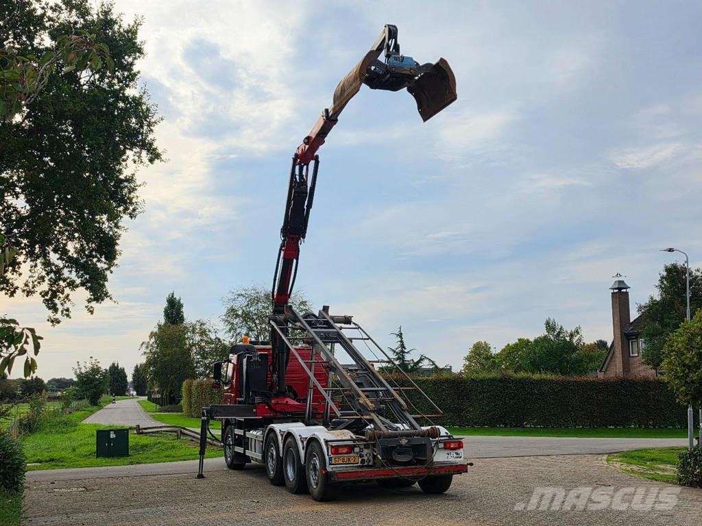 Volvo FM 420 8x2- Z-CRANE/REMOTE CONTROL!! ZERO EMISSION Hook lift trucks