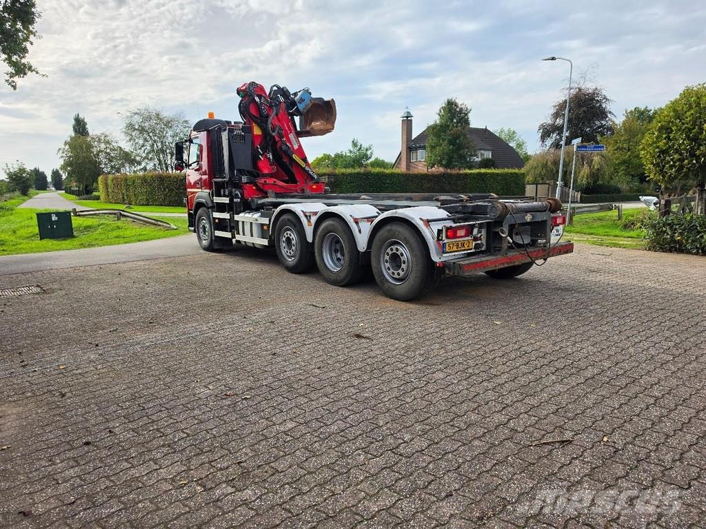 Volvo FM 420 8x2- Z-CRANE/REMOTE CONTROL!! ZERO EMISSION Hook lift trucks