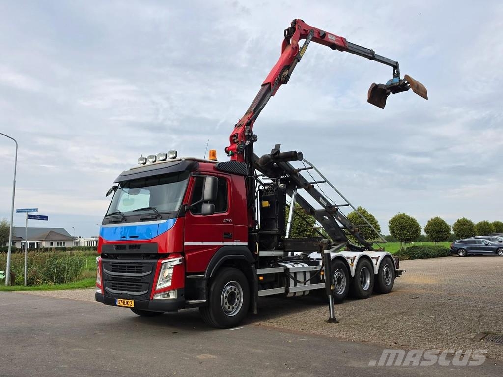 Volvo FM 420 8x2- Z-CRANE/REMOTE CONTROL!! ZERO EMISSION Camiones elevadores de gancho