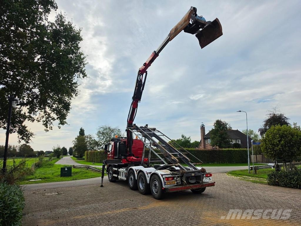 Volvo FM 420 8x2- Z-CRANE/REMOTE CONTROL!! ZERO EMISSION Hook lift trucks
