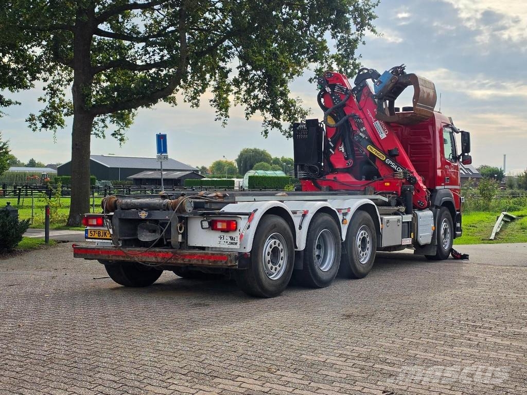 Volvo FM 420 8x2- Z-CRANE/REMOTE CONTROL!! ZERO EMISSION Hook lift trucks