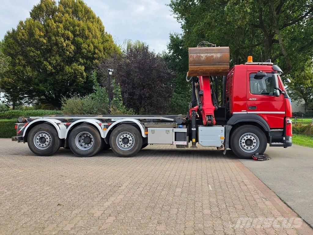 Volvo FM 420 8x2- Z-CRANE/REMOTE CONTROL!! ZERO EMISSION Camiones elevadores de gancho