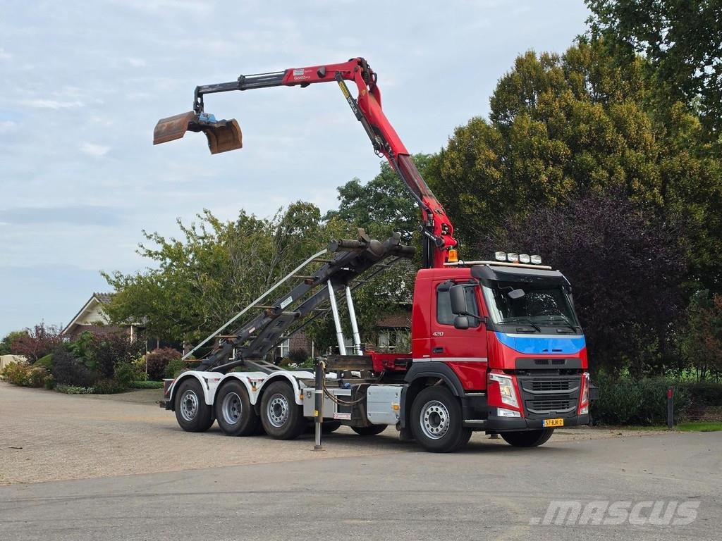 Volvo FM 420 8x2- Z-CRANE/REMOTE CONTROL!! ZERO EMISSION Camiones elevadores de gancho